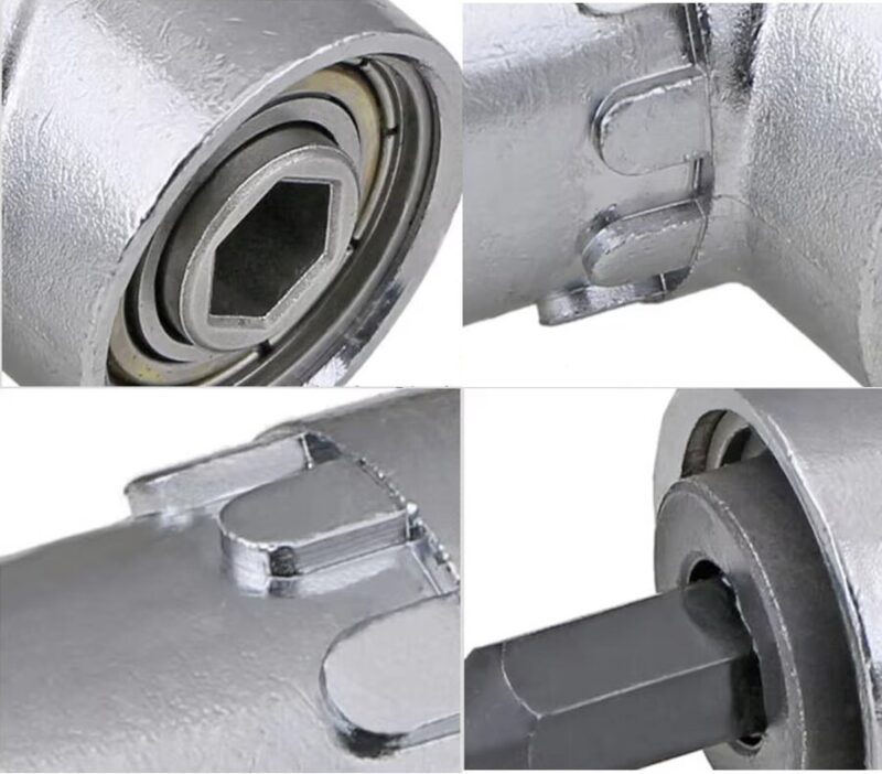 ADAPTER KĄTOWY 105° UCHWYT NA WKRĘTARKĘ – zdjęcie 2