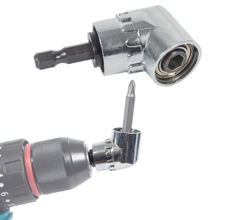 ADAPTER KĄTOWY 105° UCHWYT NA WKRĘTARKĘ – zdjęcie 1