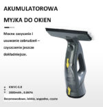 AKUMULATOROWA MYJKA ODKURZACZ DO OKIEN 0.8KPA 2000mAh – miniatura 7