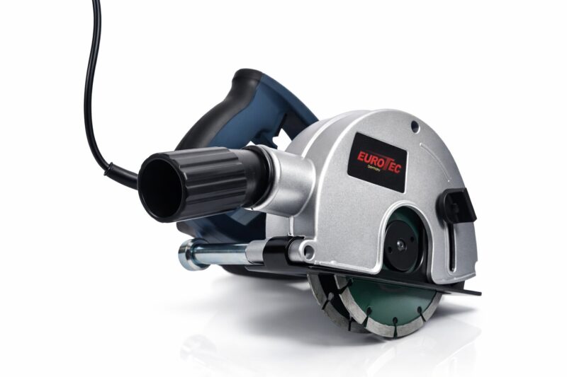 BRUZDOWNICA 150MM DO BETONU +TARCZE +LASER +WALIZKA EUROTEC 10-40mm 3100W – zdjęcie 8