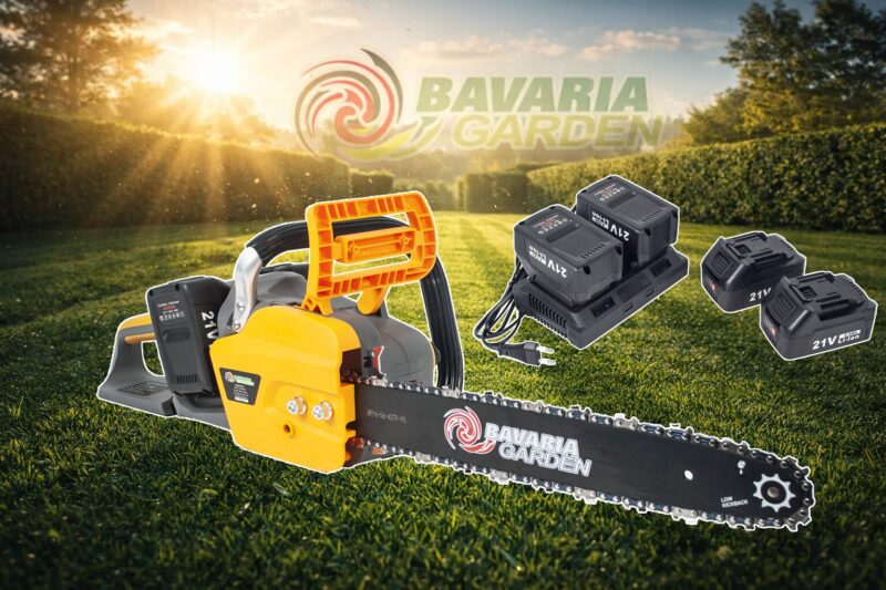PIŁA PILARKA ŁAŃCUCHOWA AKUMULATOROWA 16" 4×AKU 4Ah BRUSHLESS 1200W – zdjęcie 3
