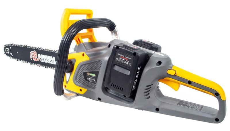 PIŁA PILARKA ŁAŃCUCHOWA AKUMULATOROWA 16" 4×AKU 4Ah BRUSHLESS 1200W – zdjęcie 9