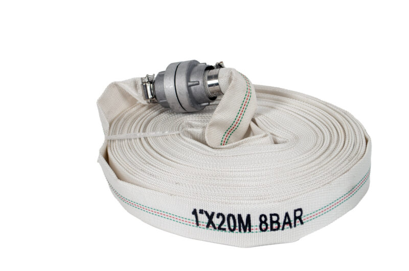Wąż strażacki Eurotec 30 m 1" do pompy z szybkozłączkami – zdjęcie 3